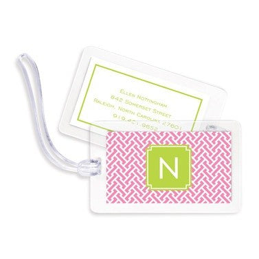 boatman geller stella pink bag tags