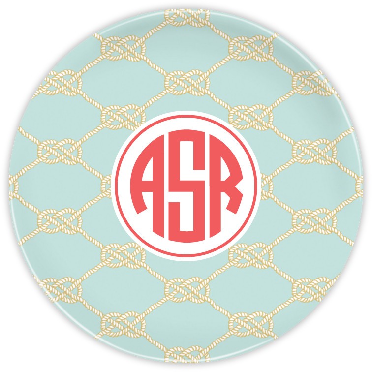 Nautical Knot Sea Plate