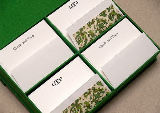 premiere letterpress stationery gift box