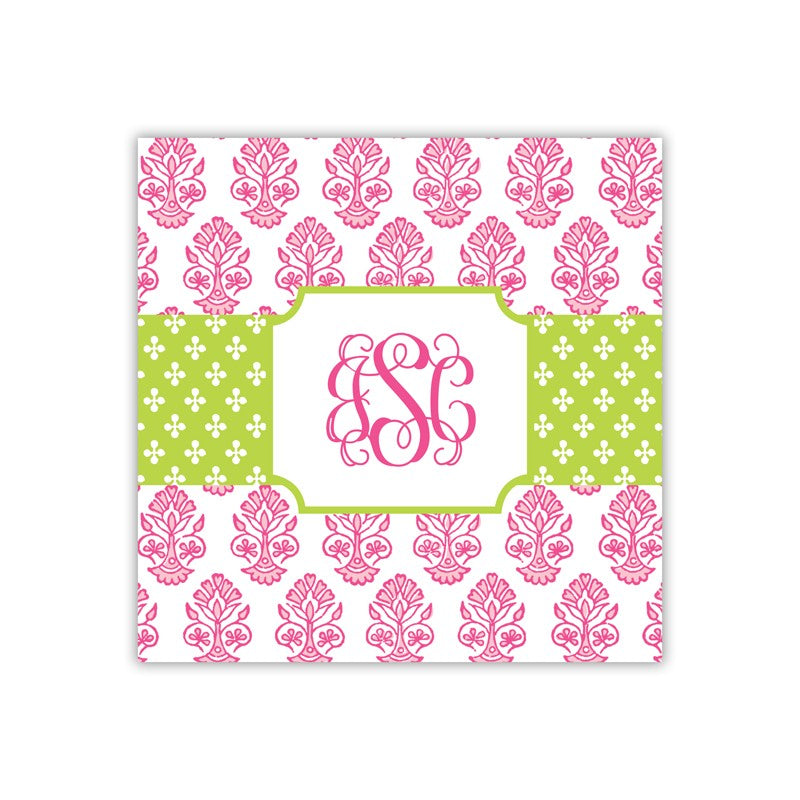 beti pink square paper coaster set of 50