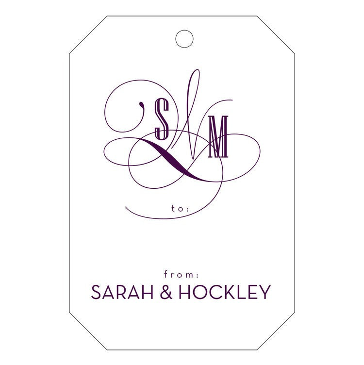 haute papier letterpress gift tag t14