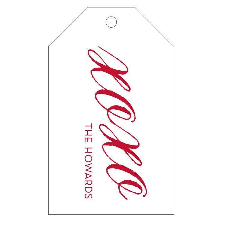 haute papier letterpress gift tag t77