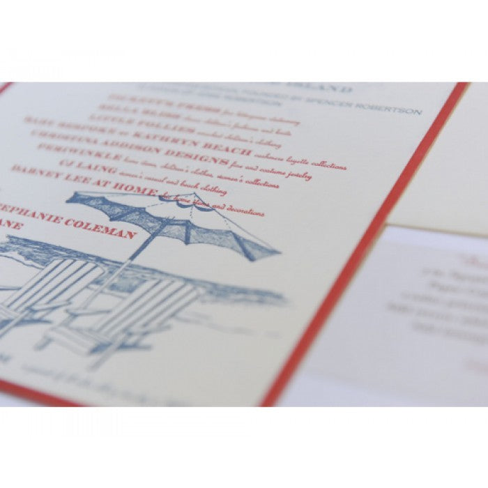 beach cocktail & dinner parties