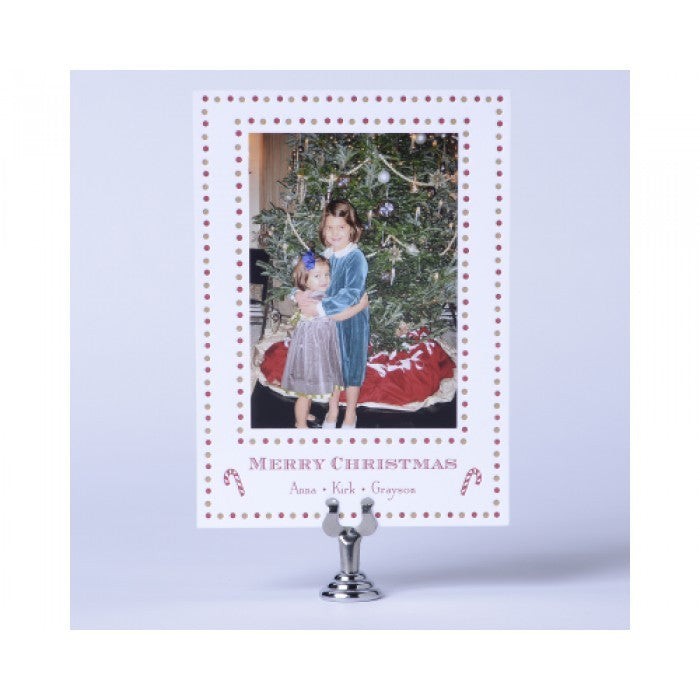 candy canes holiday card
