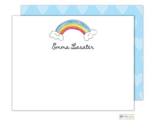 personalized - over the rainbow flat notes