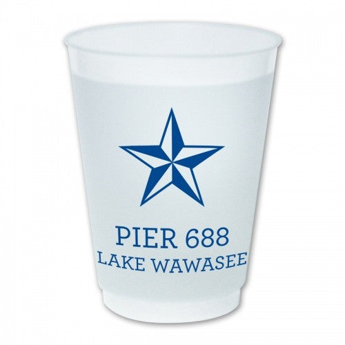 Nautical Star Round Cups