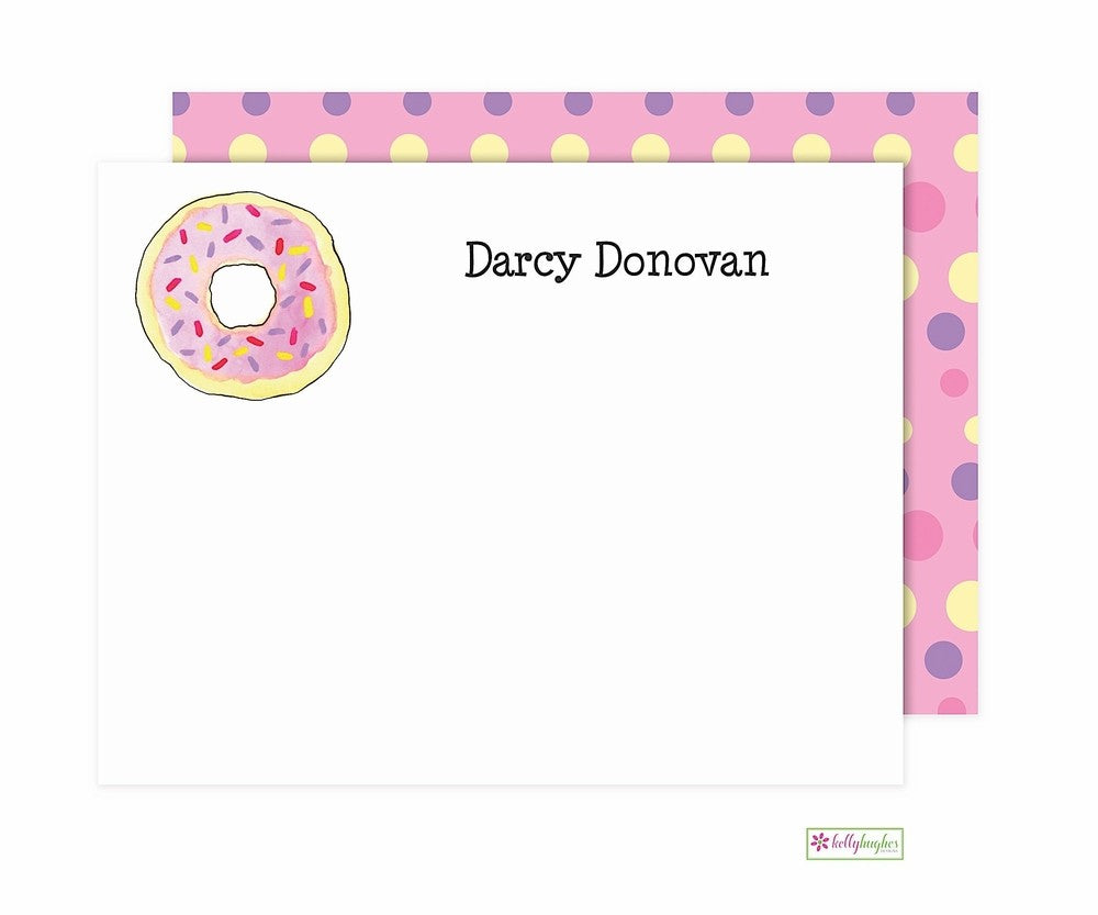 personalized - sprinkles flat notes