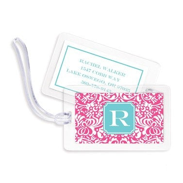boatman geller chloe raspberry bag tags