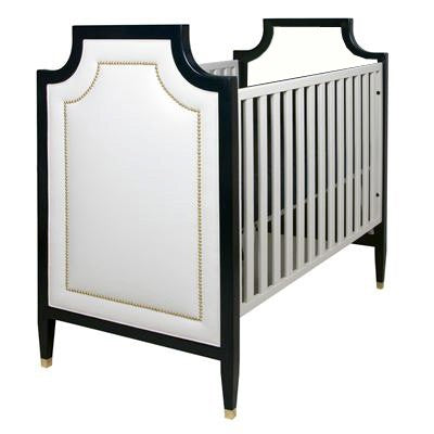 Custom Gramercy Crib - Opulence, Linen and Black