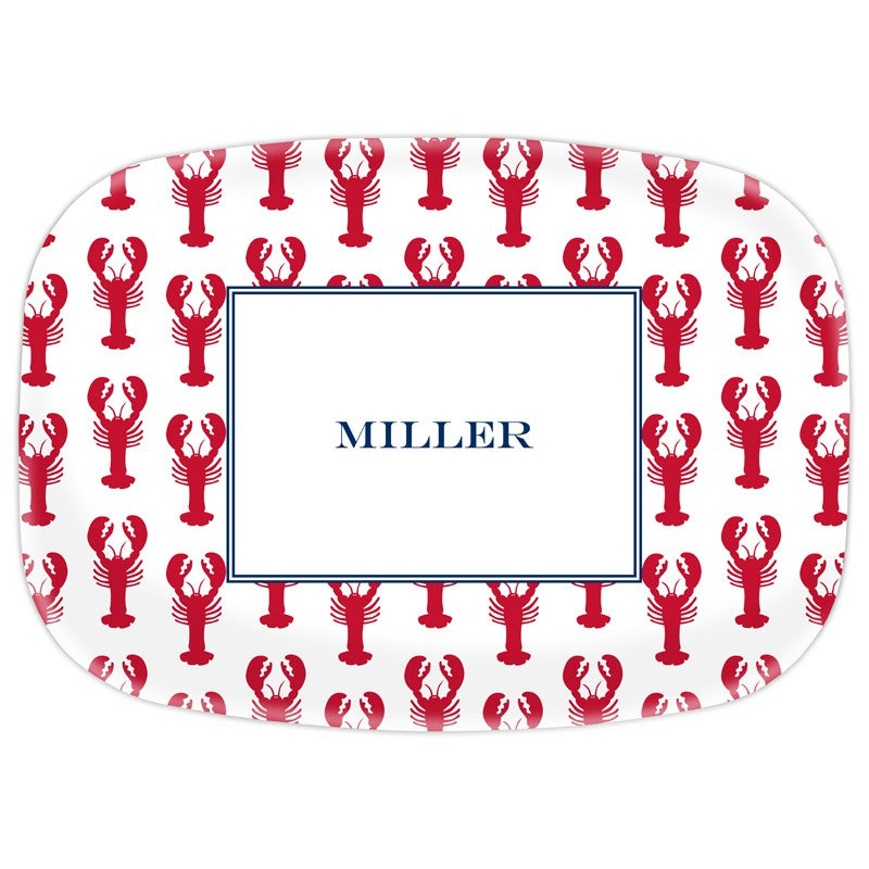 boatman geller lobsters red platter