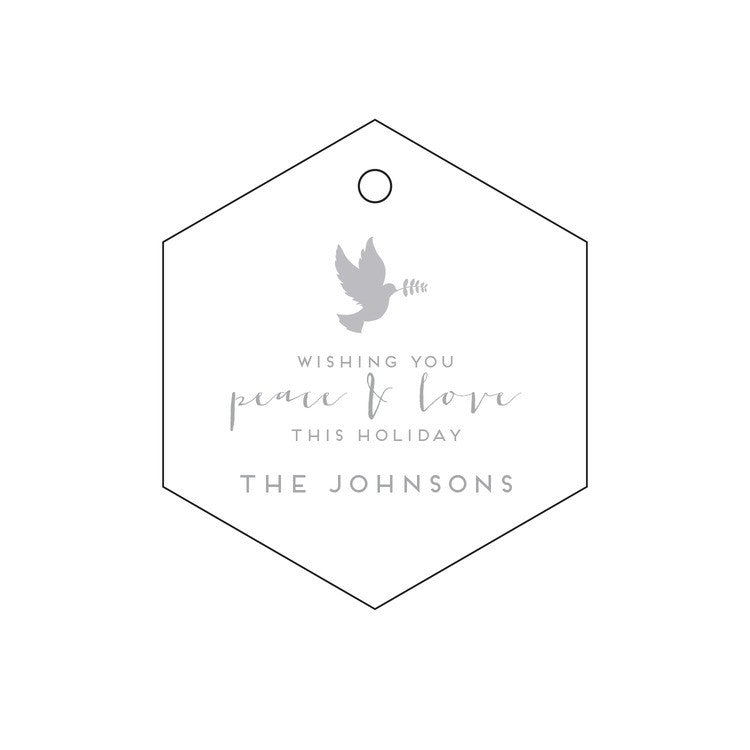 haute papier letterpress gift tag t94