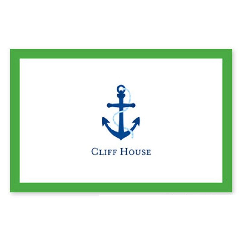 boatman geller icon anchor with border placemat
