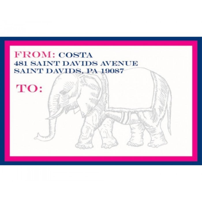 elephant collection stickers