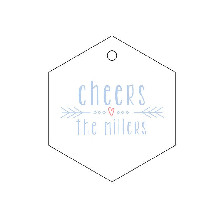 haute papier letterpress gift tag t90