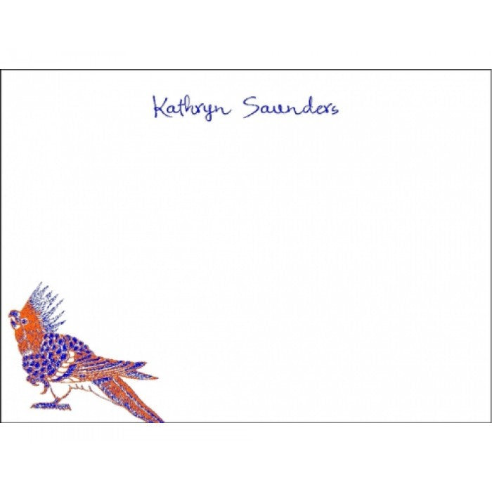 parrot social stationery