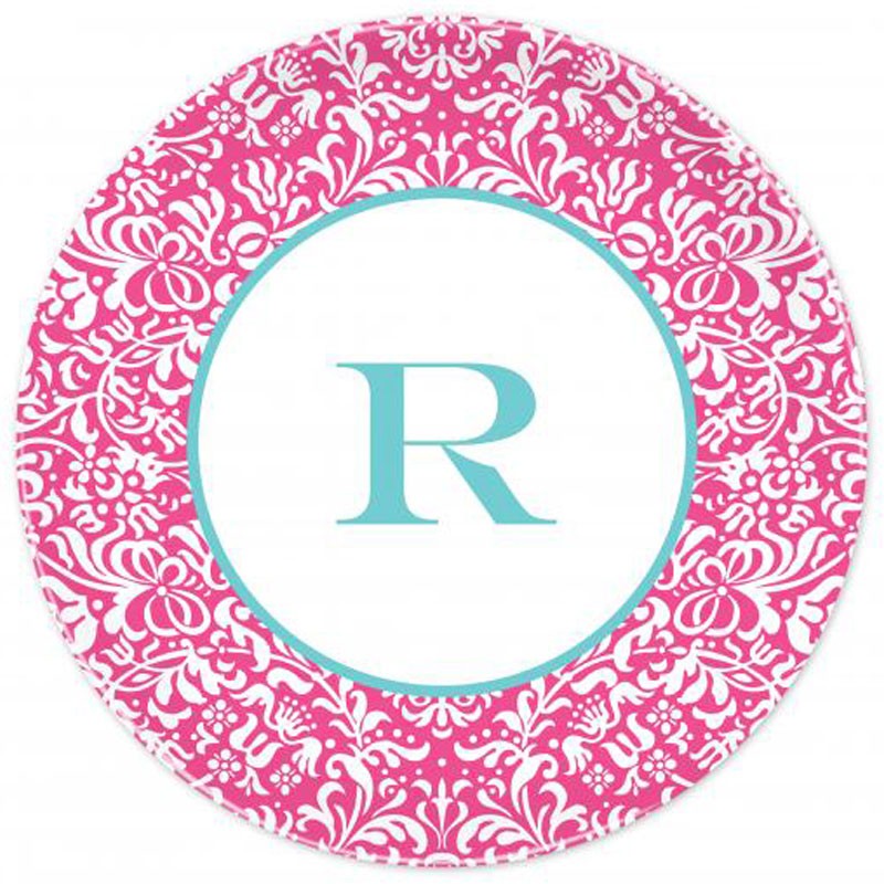 boatman geller chloe raspberry plate