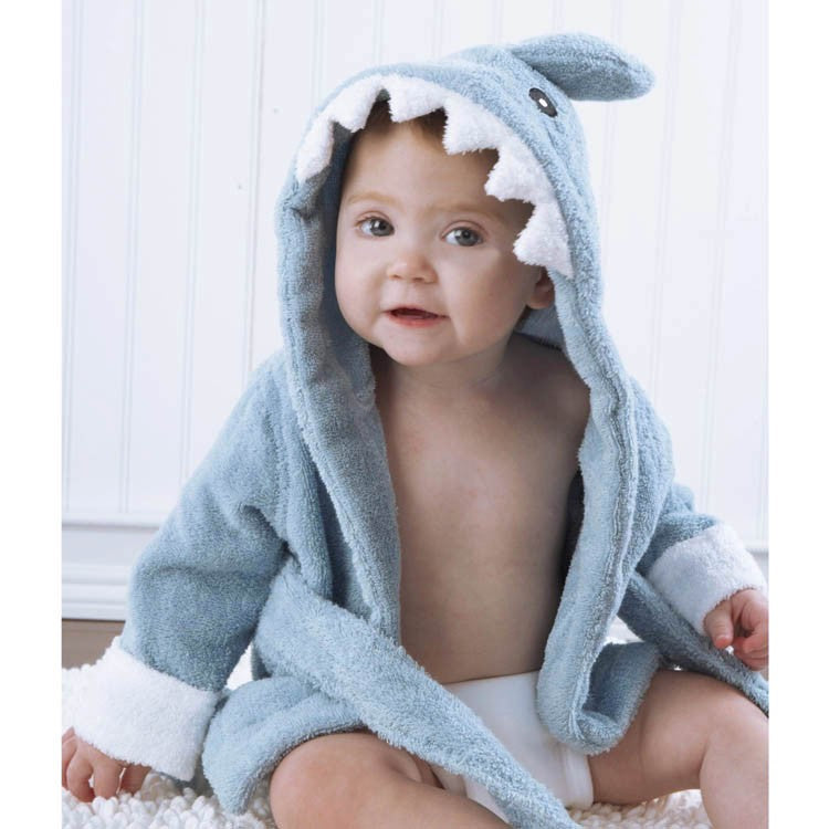 terry shark towel