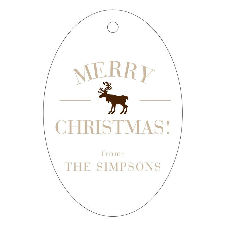 haute papier letterpress gift tag t43