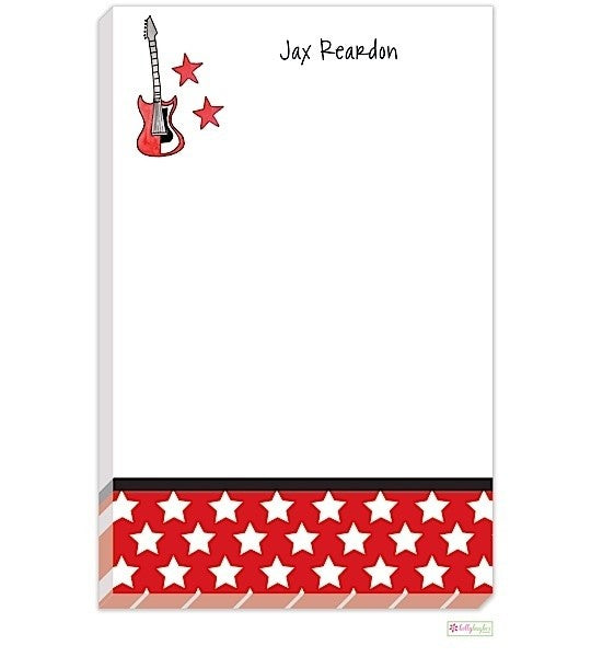 personalized - rock star notepad