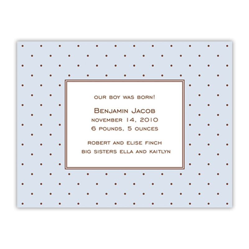 boatman geller dot blue with brown small flat