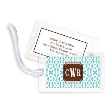 boatman geller cameron teal bag tags