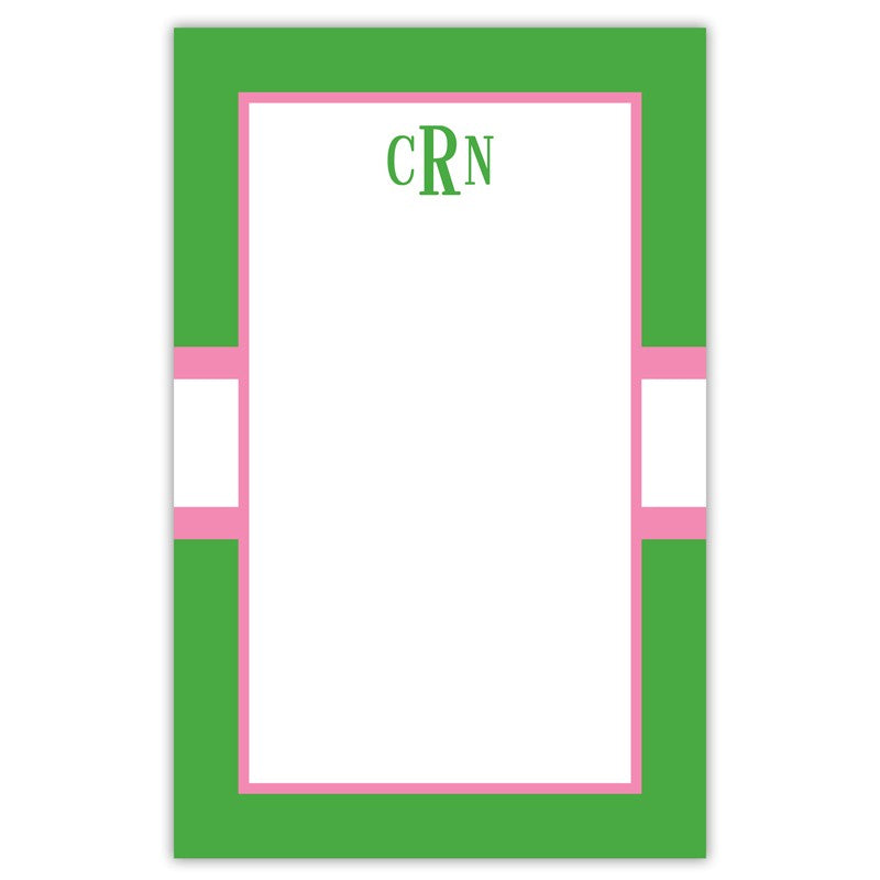 boatman geller stripe kelly & bubblegum notepad