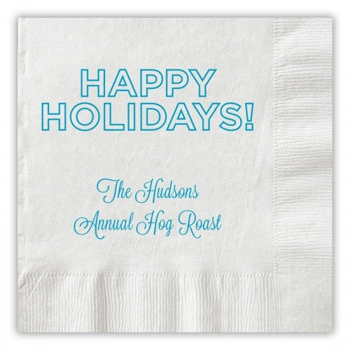 Holidays Outlined Napkins