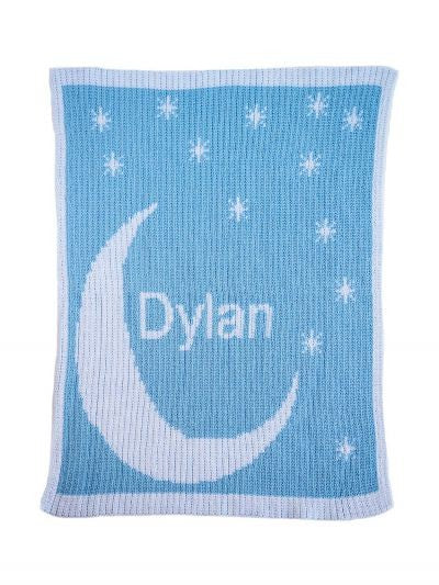 Moon & Stars Name Blanket