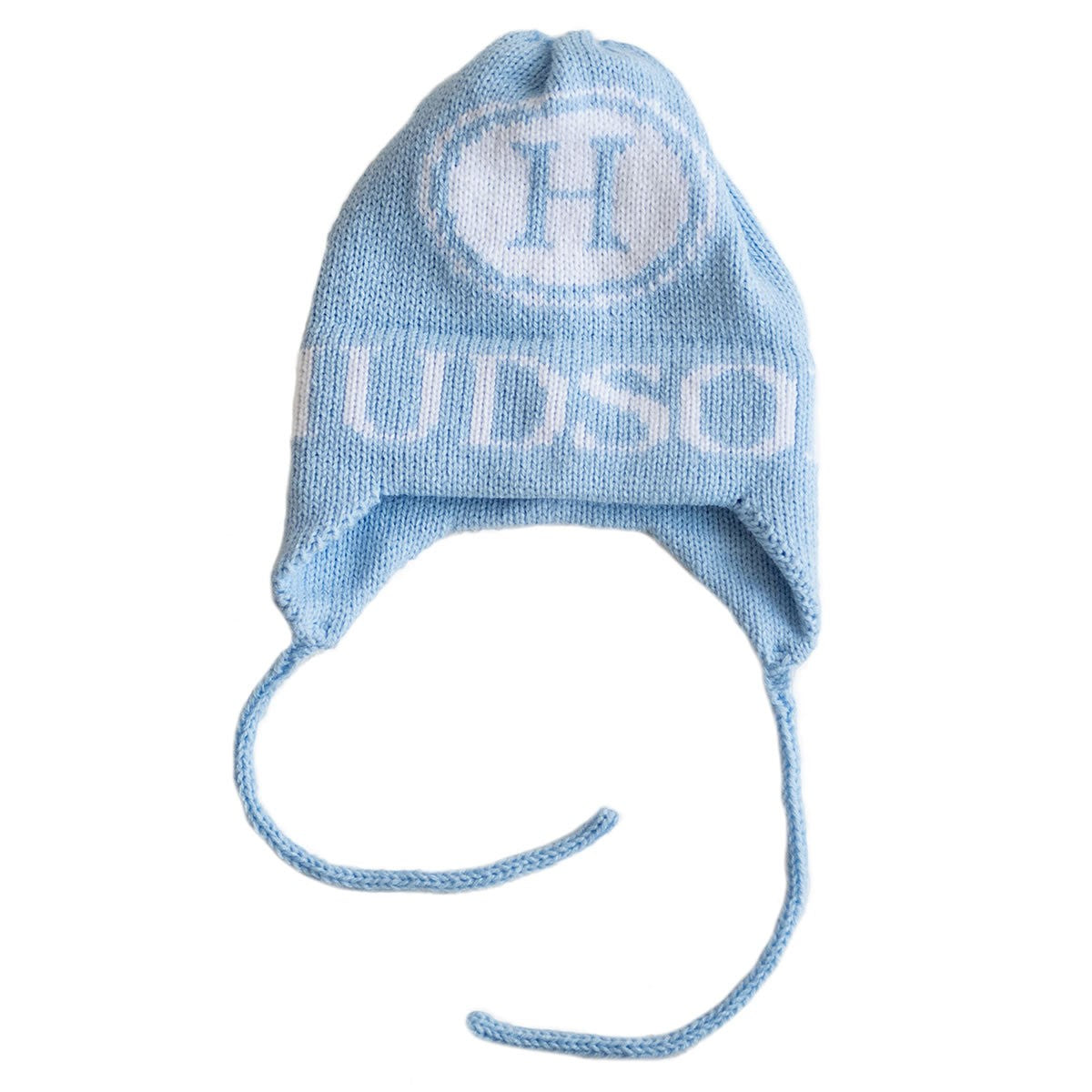 personalized initial stamp with earflaps