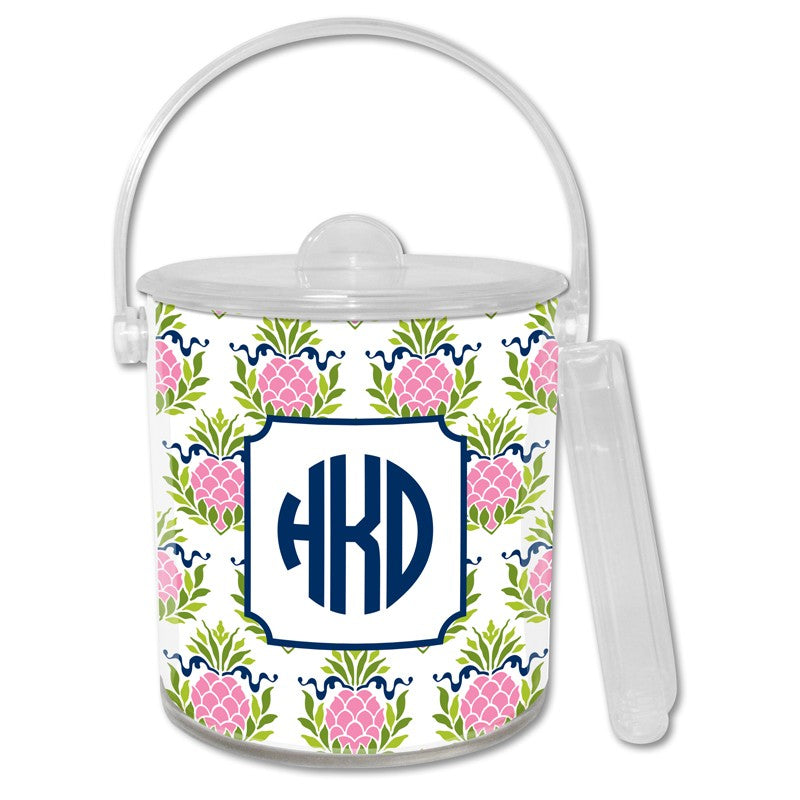 boatman geller pineapple repeat pink ice bucket