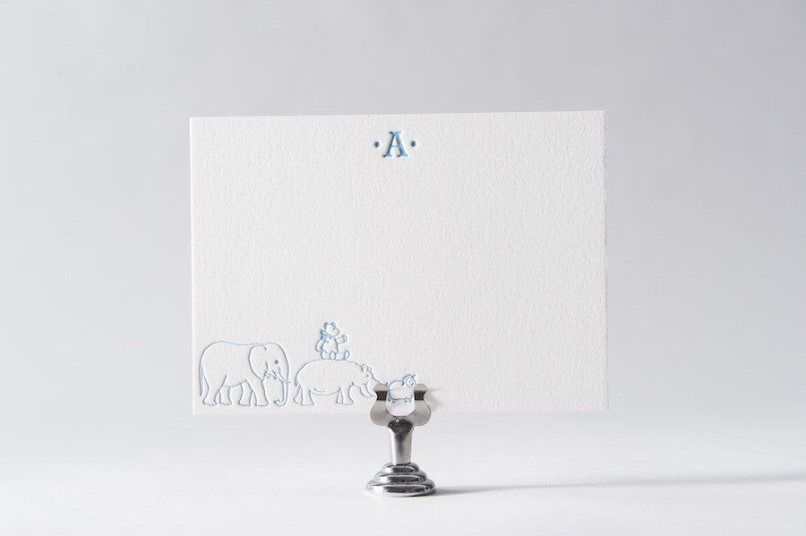 animals on parade kids stationery