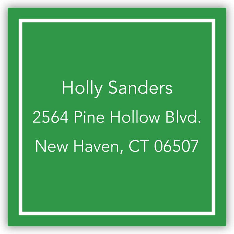 boatman geller classic square pine square sticker