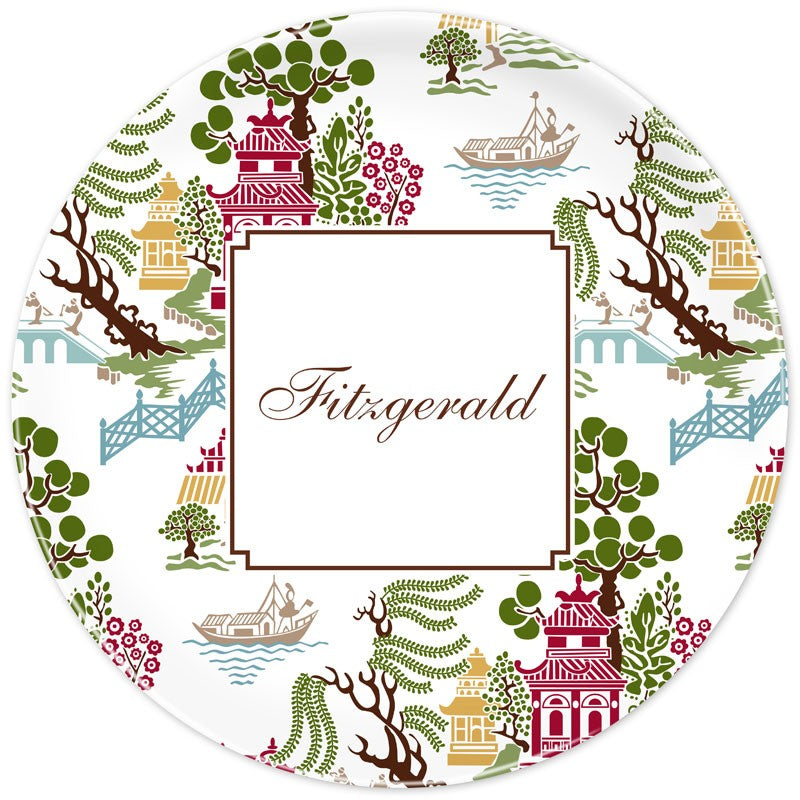boatman geller chinoiserie autumn plate