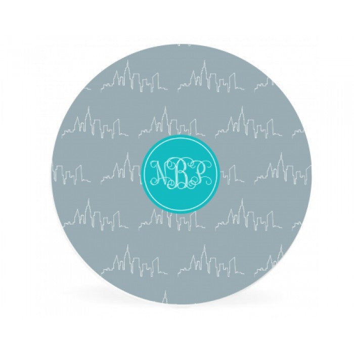 skyline children's melamine plate