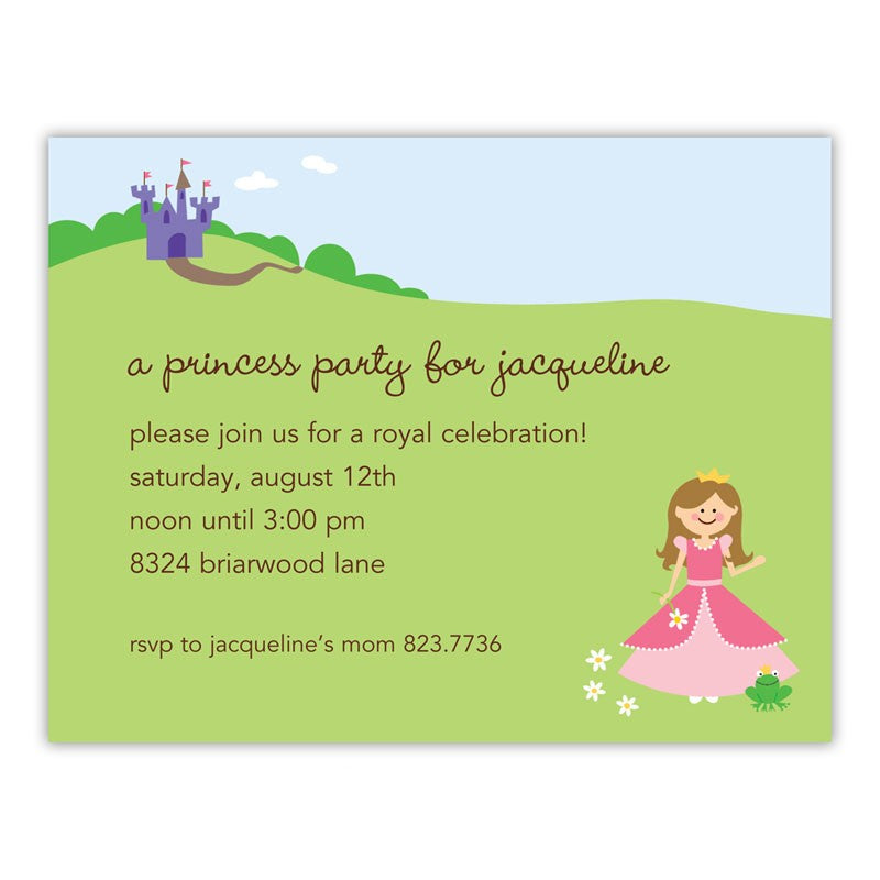 boatman geller princess party small flat notecard