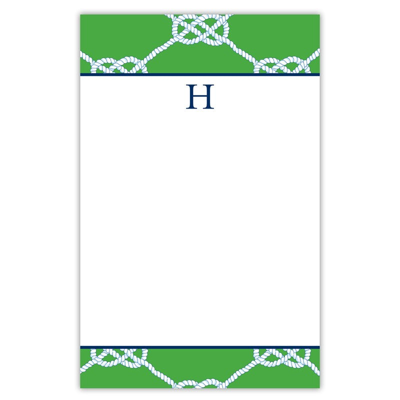 boatman geller nautical knot kelly notepad
