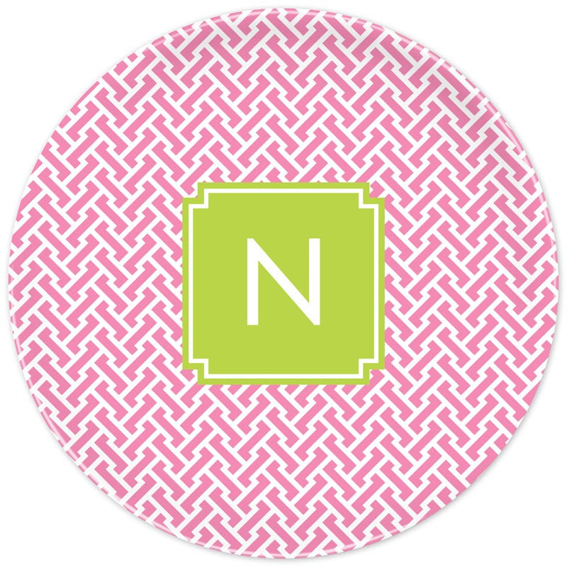 boatman geller stella pink plate