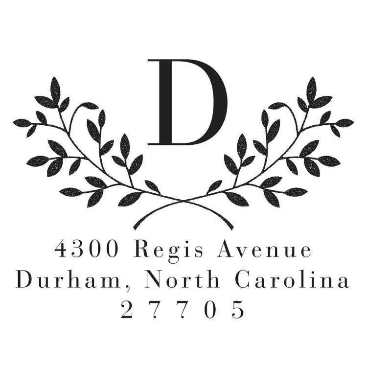 haute papier return address stamp 2