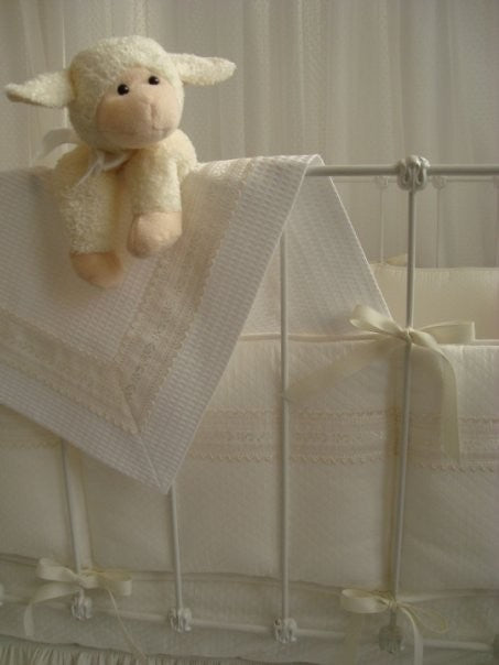 angel crib bedding set