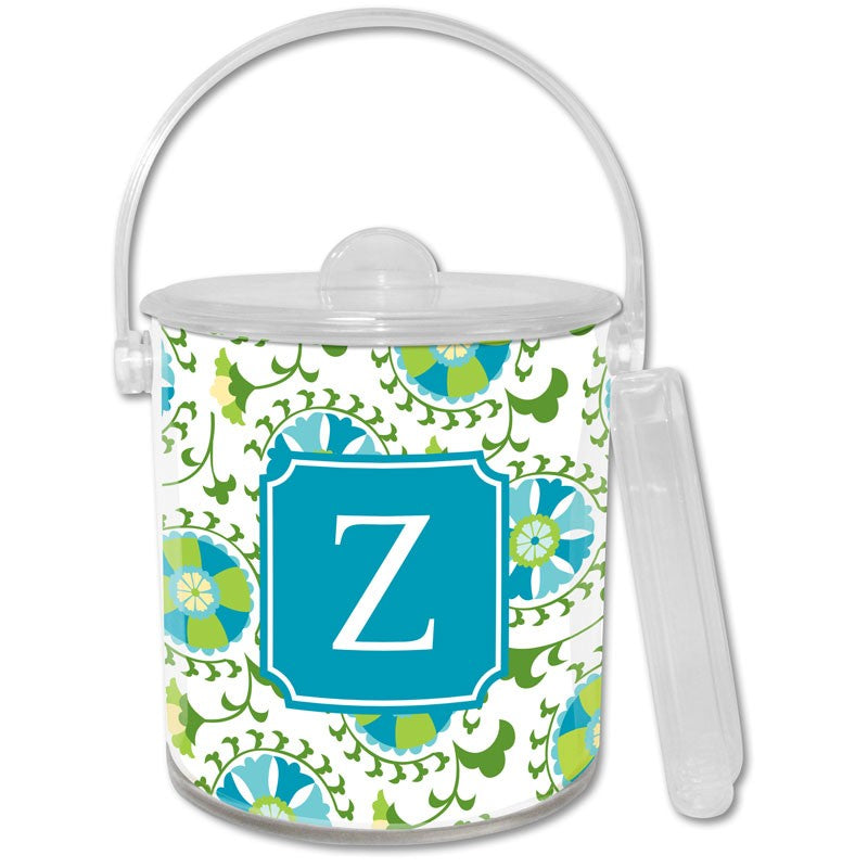 boatman geller suzani teal ice bucket
