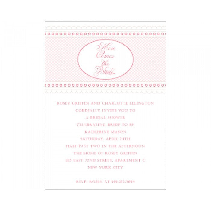 delicate dots bridal showers