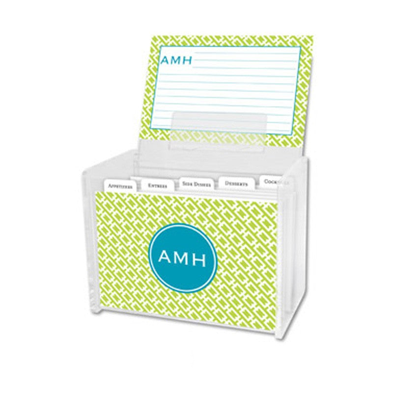 boatman geller chain link lime recipe box