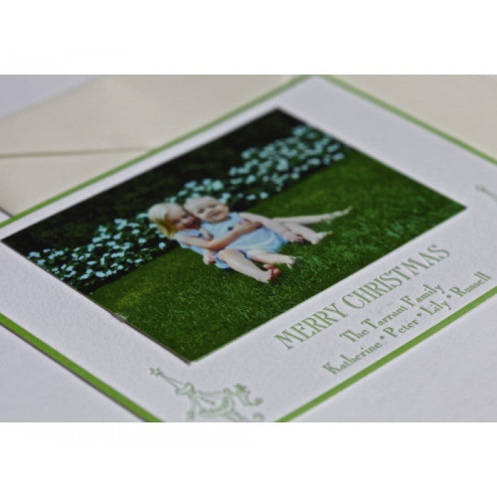merry elf holiday card