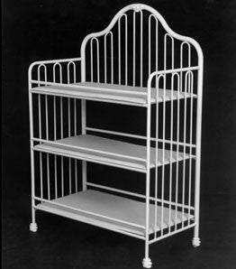 classic iron changing table by corsican