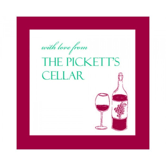 bottle wine stickers
