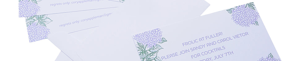 flat print bridal showers
