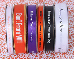 Halloween Personalized Ribbon