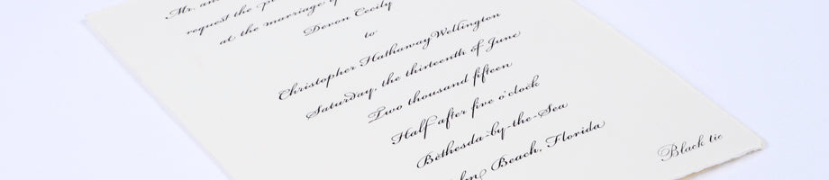 letterpress rehearsal dinners