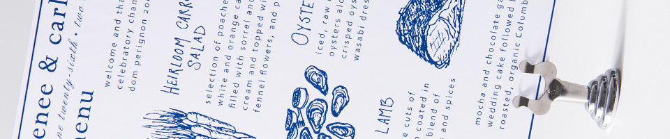 menu cards