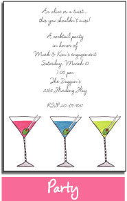 personalized invitations - party